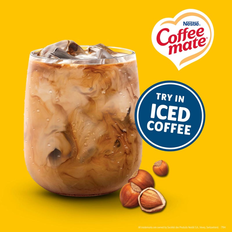 Coffee Mate Nestle Coffee mate Coffee Creamer, Hazelnut, Liquid Creamer Singles, Non Dairy, No Refrigeration, 0.375 fl oz Tubs (Pack of 200) - Image 4